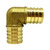 Midland Industries 35059 - Reducing Elbow, 1/2" PEX x 3/4" PEX, Brass