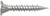 Simpson Strong-Tie CB3BLGHL114S - #9 x 1-1/4" Hi-Lo Thread Tile Underlayment Screw 1500ct