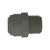 Midland Industries 20046P - Straight Adapter, 5/32" Push" Tube x 1/4" MIP, Plastic