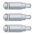 QuikDrive BIT2S-RC3 - #2 Square Driver Bit Pack 3ct