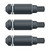 QuikDrive BIT3S-RC3 - #3 Square Driver Bit Pack 3ct