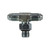 Midland Industries 6803NWO4 - Branch Tee, 1/4" MJIC x 1/4" MJIC x 1/4" Male ORB, Steel
