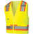 Pyramex RVZ2410L LUMEN-X Hi-Vis Lime Deluxe Safety Vest - Size L