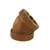 Midland Industries 82107-04 - 45° Reducing Elbow, 1/4" FPT x 1/4" FPT, Bronze