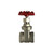 Midland Industries 949253 - Gate Valve, 1/2" Nominal, Threaded, 200 psi Pressure, 316 Stainless Steel Body