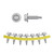 Simpson Strong-Tie XU34S1016 - #10 x 3/4" Steel-to-Steel Self-Drilling Screw 1500ct