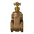 Midland Industries 940140X - Gate Valve, 4" Nominal, FIPT, 200 psi WOG Pressure, 32 to 320° F, Brass