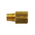 Midland Industries 28863 - Pipe Adapter, 1/2" Male BSPT x 1/2" FIP, Brass, Nickel-Plated