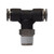 Midland Industries 272PPSC-6D -Champion Brass Swivel Branch Tee, 3/8" Push-In x 3/8" Push-In x 1/2"