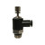 Midland Industries 20789C - Meter Out Right Angle Flow Control Valve, 1/2 x 1/2" Nominal, Push-In x MIP