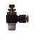 Midland Industries 20782C - Meter In Right Angle Flow Control Valve, 1/2 x 1/2" Nominal, Push-In x MIP