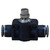 Midland Industries 20490C - In-Line Needle Valve, 1/2" Nominal, Push-In, 0 to 150 psi Pressure,