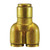 Midland Industries 20553A - Union Wye, 1/4" Push" Tube x 1/4" Push" Tube x 1/4" Push" Tube, Brass