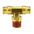 Midland Industries 20108A - Swivel Branch Tee, 3/8" Push" Tube x 3/8" NPT(M)F x 3/8" Push" Tube,