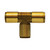 Midland Industries 20030A - Union Tee, 1/2" Push-In x 1/2" Push-In x 1/2"  Push-In, Brass