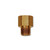 Midland Industries 23200X4 - Extender Adapter, 1/4" FPT x 1/4" MPT, 1-1/4", Brass