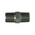 Midland Industries 752022 - Hex Nipple, 1/8" Male BSPT x 1/8" Male BSPT, Steel