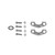 Midland Industries 190132 - Split Flange Kit, 2" Code 62 Flange, Steel
