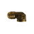 Midland Industries 704050-0812 - 90-deg Elbow, 1/2" Male 45-deg Flared x 3/4" FIP, Brass