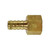 Midland Industries 707002-0502 - Rigid Adapter, 5/16" Hose Barbed x 1/8" FIP, Brass