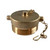 Midland Industries 444071 - Hose Plug w/ Chain, 1-1/2" NST x 1-1/2" NST, Brass