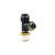 Midland Industries 271PPSCDOT-84D -Champion Brass Reducing Male Run Tee, 1/2" Push-to-Connect x 1/2" MPT x 1/4" Push-to-Connect