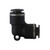 Midland Industries 650400C - 90° Union Elbow, 1/4" Push-In x 1/4"  Push-In, Composite