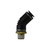 Midland Industries 540608SC - 45° Elbow, 3/8" Push" x 1/2" MIP, Composite