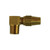 Midland Industries 38239 - 90° Elbow, 3/8" Tube OD x 1/4" Male NPTF, Brass