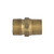 Midland Industries 19208 - Tank Adapter Body, 1/4" Compression x 1/8" MPT, Brass