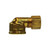 Midland Industries 18256 - 90° Elbow, 5/16" Compression x 1/4" NPT(F)F, Brass