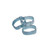 Midland Industries CC-2528 - 2-Ear Circle Clamp, 1-1/16" Nominal, 0.984" Min. Clamp Diameter, Carbon Steel