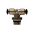 Midland Industries 20691N - Swivel Branch Tee, 8mm Push-In x 1/2" MPT x 8mm  Push-In, Brass, Nickel-Plated