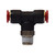 Midland Industries 272PPSC-4MMX1/8 -Champion Brass Swivel Branch Tee, 4 mm Push-In x 4 mm Push-In x