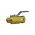 Midland Industries 46900 - Miniature Ball Valve, 1/8" Nominal, MPT x FPT, 1000 psi WOG Pressure, Brass Body