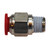 Midland Industries 20638C128 - Connector, 12mm Push" Tube x 1/2" Male BSP, Plastic