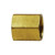 Midland Industries 12026 - Hex Internal Union, 3/8" Inverted Flared x 3/8" Inverted Flared, Brass
