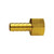 Midland Industries 32317 - Rigid Adapter, 1/8" Hose Barbed x 1/4" MPT, Brass