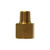 Midland Industries 10442 - Adapter, 3/8" SAE 45° Female Flared x 1/4" MIP, Brass