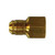 Midland Industries 10242L - Light Pattern Adapter, 1/2" Male Flared x 3/4" NPT(F)F, Brass