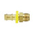 Midland Industries 30275 - Swivel Connector, 1/4" Push-On Hose Barbed x 3/16" Male Inverted Flared, Brass