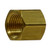 Midland Industries 28076EH - Pipe Cap, 1/4", 0.6" Brass