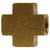 Midland Industries 102A-B - Cross, 1/4" FPT x 1/4" FPT x 1/4" FPT x 1/4" FPT, Brass
