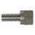 Midland Industries 32105N - Swivel Adapter, 3/8" Hose x 3/8" 45° Flared Female, Brass, Nickel-Plated