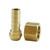 Midland Industries 32073 - Ball End Swivel Connector, 3/8" Hose x 3/8" NPSM, Brass