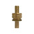 Midland Industries 30463 - Coupling Set w/ Hex Nut, 3/4" 3/4" Brass