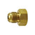 Midland Industries 30123 - Straight Rigid Adapter, 3/8" Male Flared x 3/4" FGH, Brass