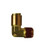 Midland Industries 691208A - Elbow, 3/4" Push-In x 1/2" NPT(M)F, Brass