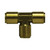 Midland Industries 641200A - Union Tee, 3/4" Push" Tube x 3/4" Push" Tube x 3/4" Push" Tube, Brass