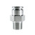Midland Industries 20055SS - Connector, 1/4" Push" Tube x 1/4" MPT, Stainless Steel